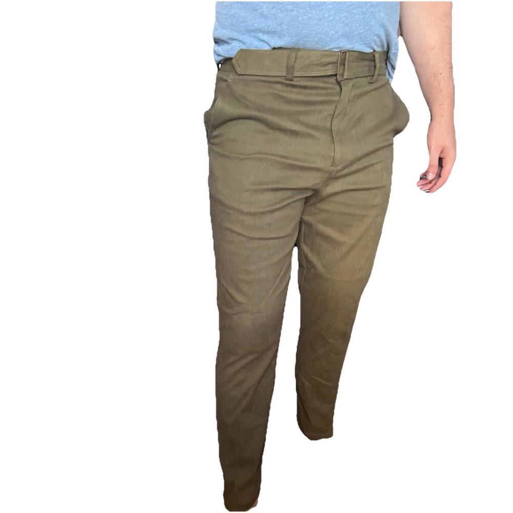 Velvet Graham & Spencer Olive Slim Fit Pants Men 32 Cotton